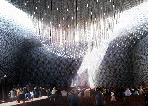 Major cultural center in Albania by BIG