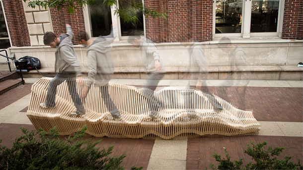 Polymorphic - a kinetic installation created by students