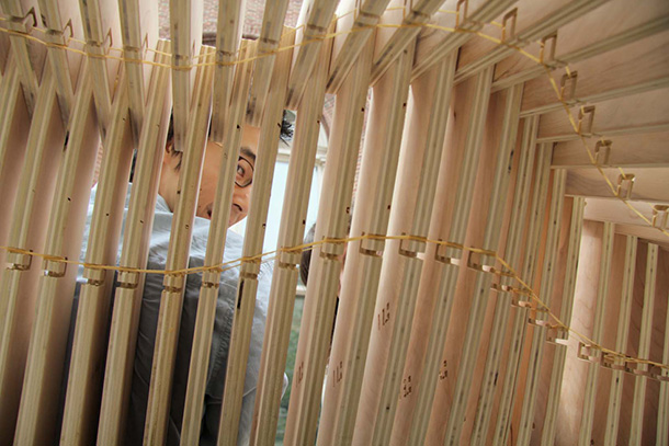 Polymorphic - a kinetic installation created by students