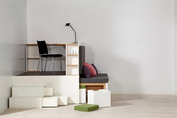 Compact living:: Matroshka - transforming home furniture
