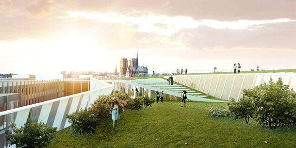 BIG + OFF win the competition to design a research centre in Paris