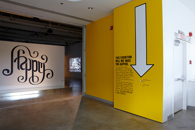 'The Happy Show' exhibition by Stefan Sagmeister