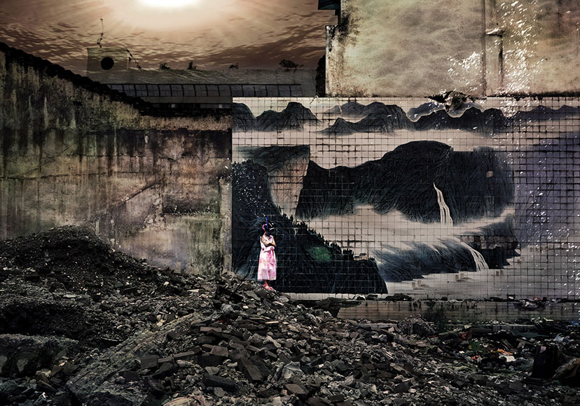 ‘Uprooted’ photo series by Yang Yi