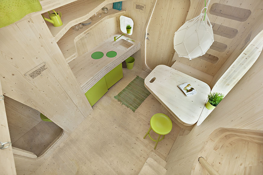 Compact living:: Smart student unit by Tengbom Architects