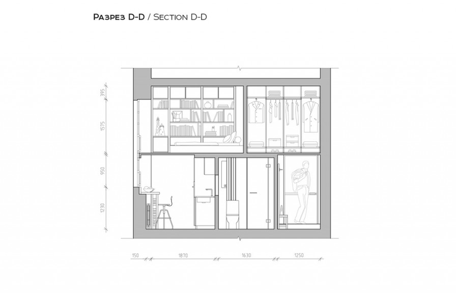 Compact Living:: Haruki’s Apartment by The Goort – Visuall