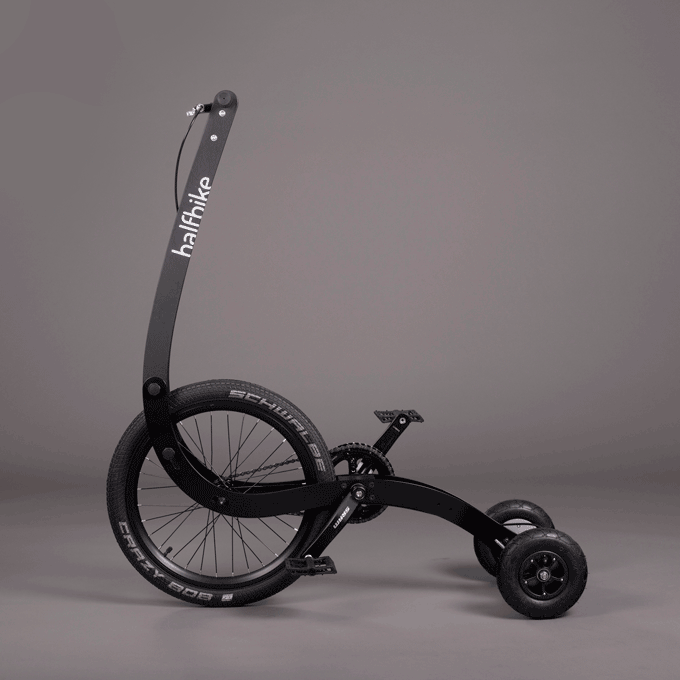 Halfbike II - compact and light tricycle by Kolelinia