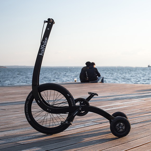 Halfbike II - Compact and Light Tricycle by Kolelinia