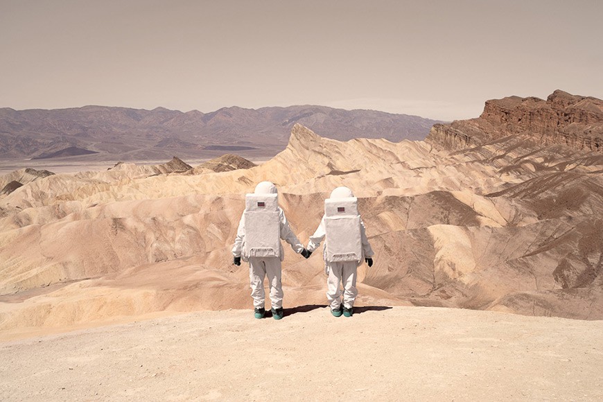 'Greetings from Mars' Photo Series by Julien Mauve