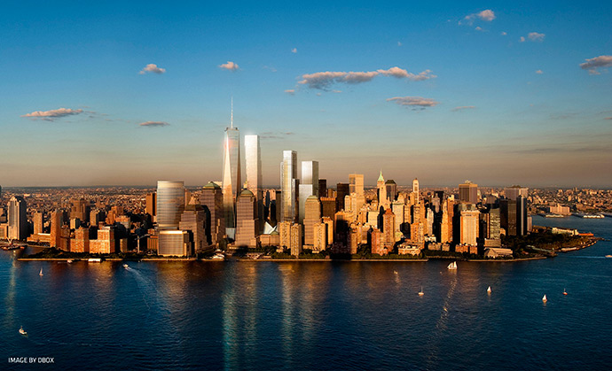 BIG Unveils 2 World Trade Center in New York City