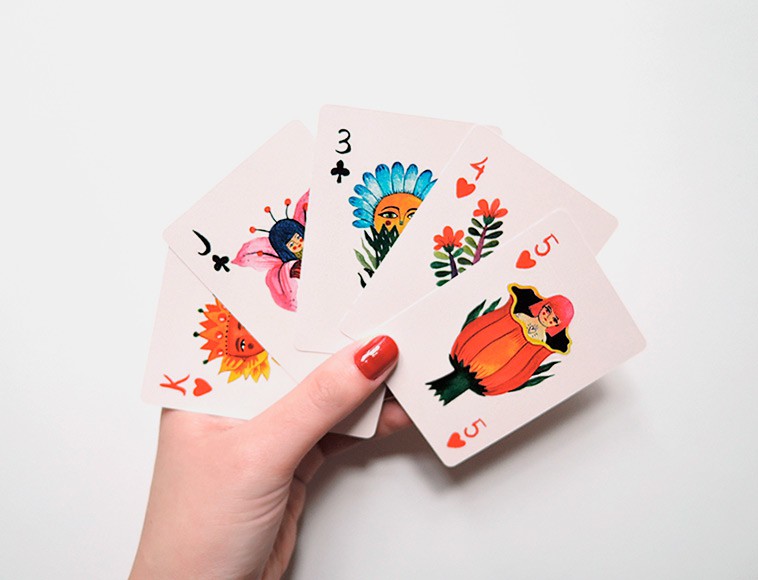 'Flora Magica' - Custom Playing Cards by Aitch