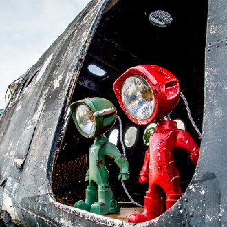 The Lampster - Superhero Robot Lamp by Radu & Andrew