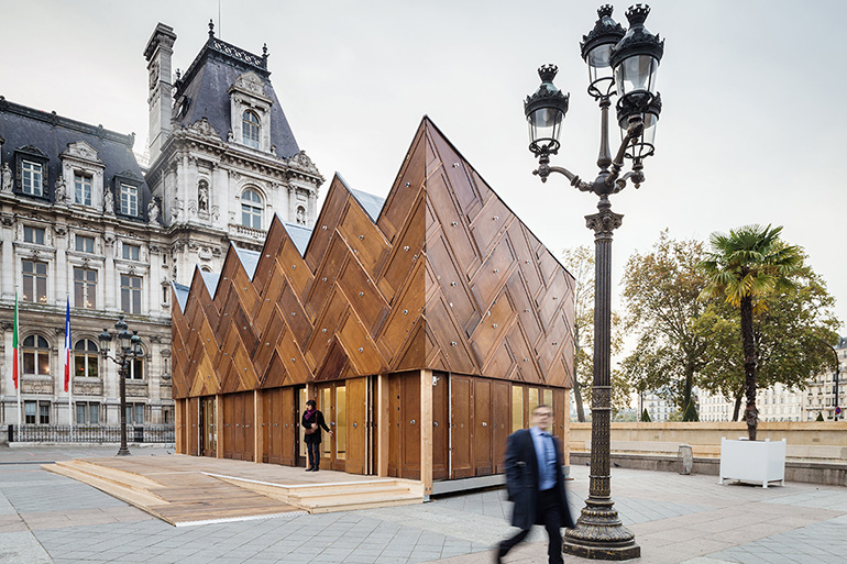 The Circular Pavilion in Paris by ENCORE HEUREUX architectes