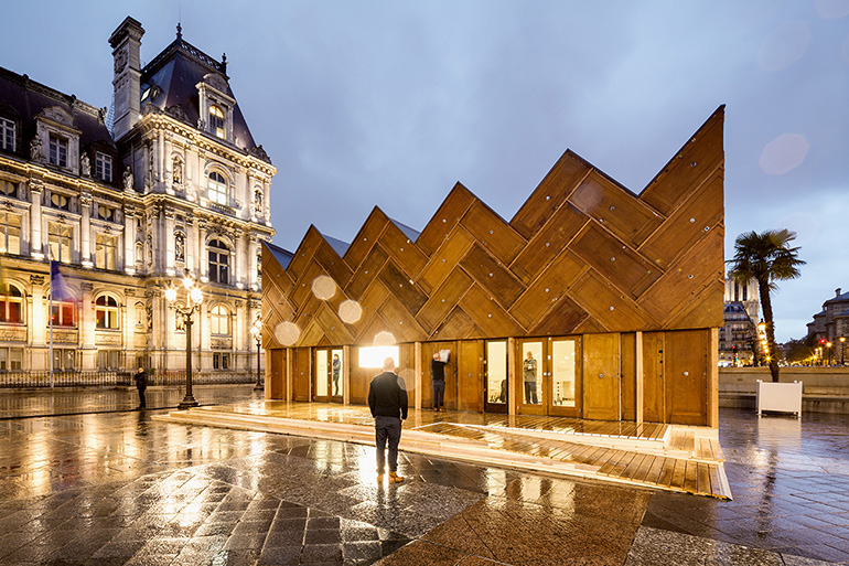 The Circular Pavilion in Paris by ENCORE HEUREUX architectes