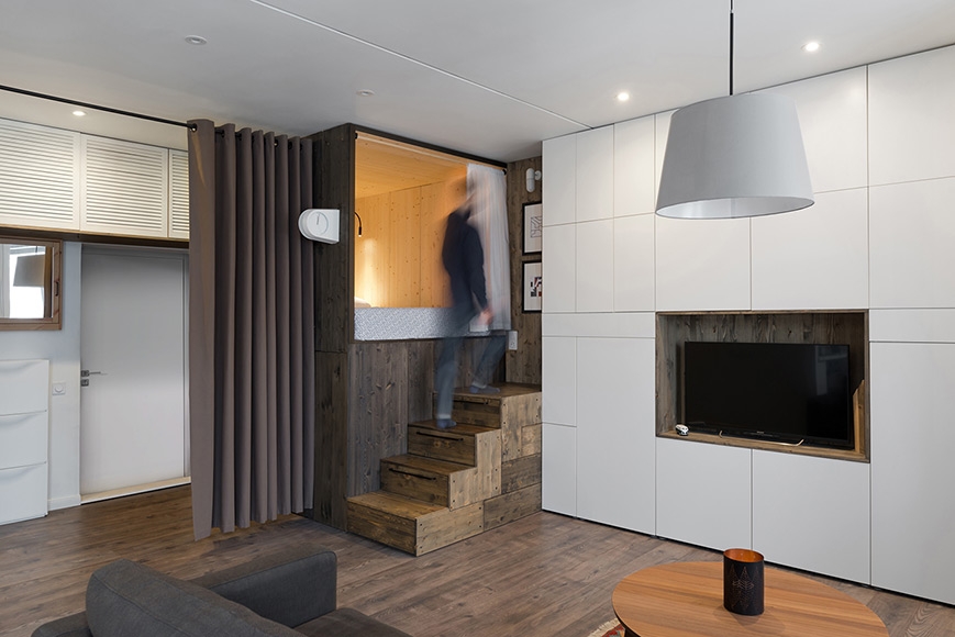Compact Living:: 35 sqm Apartment in Moscow by Studio Bazi