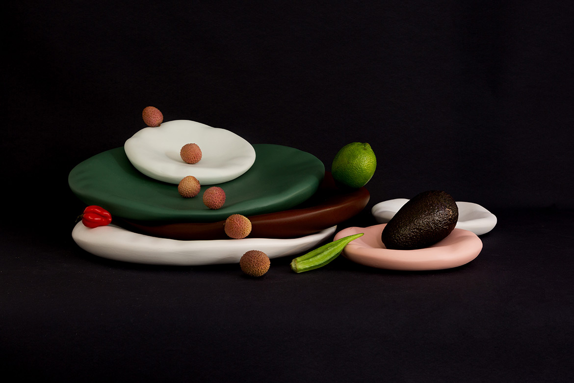 Canova - Collection of Plates by Constance Guisset Studio for Moustache