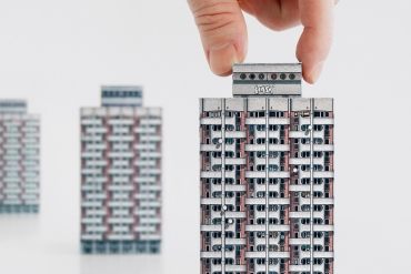 'Brutal East' - Architectural Kit of Paper Cutouts by Zupagrafika
