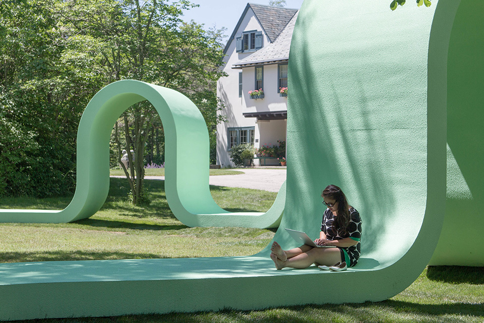 'Rounds' Whimsical Outdoor Performance Pavilion by SPORTS