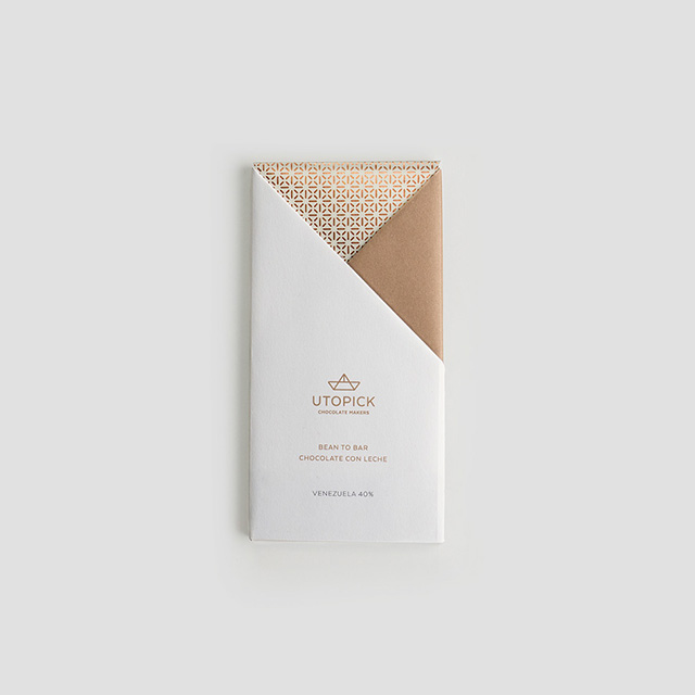 Utopick Chocolate Bar and Packaging Design by Lavernia & Cienfuegos