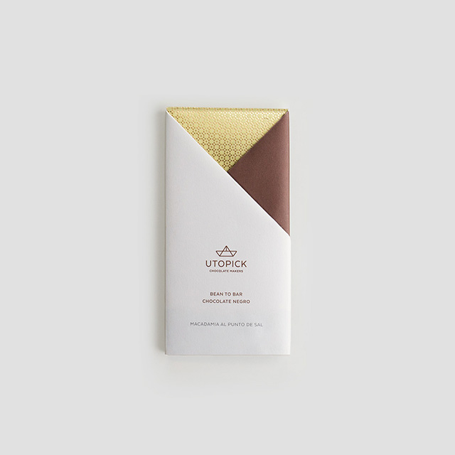 Utopick Chocolate Bar and Packaging Design by Lavernia & Cienfuegos