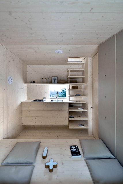Compact Living:: Living Unit in Slovenia by OFIS arhitekti