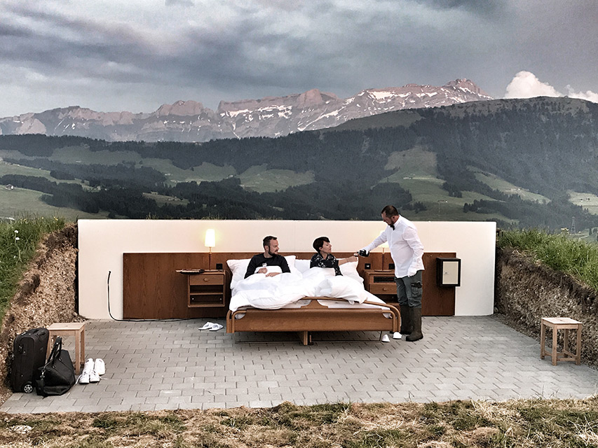 Where to Stay in Swiss Alps - ‘Null Stern’ Open-Air Hotel