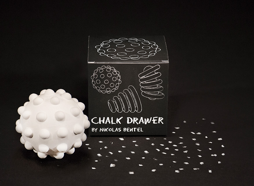 'Chalk Drawers' Series of 3D-Printed Chalk Toys by Nikolas Bentel