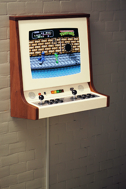 OriginX Handcrafted Wooden Arcade Cabinet by Love Hultén