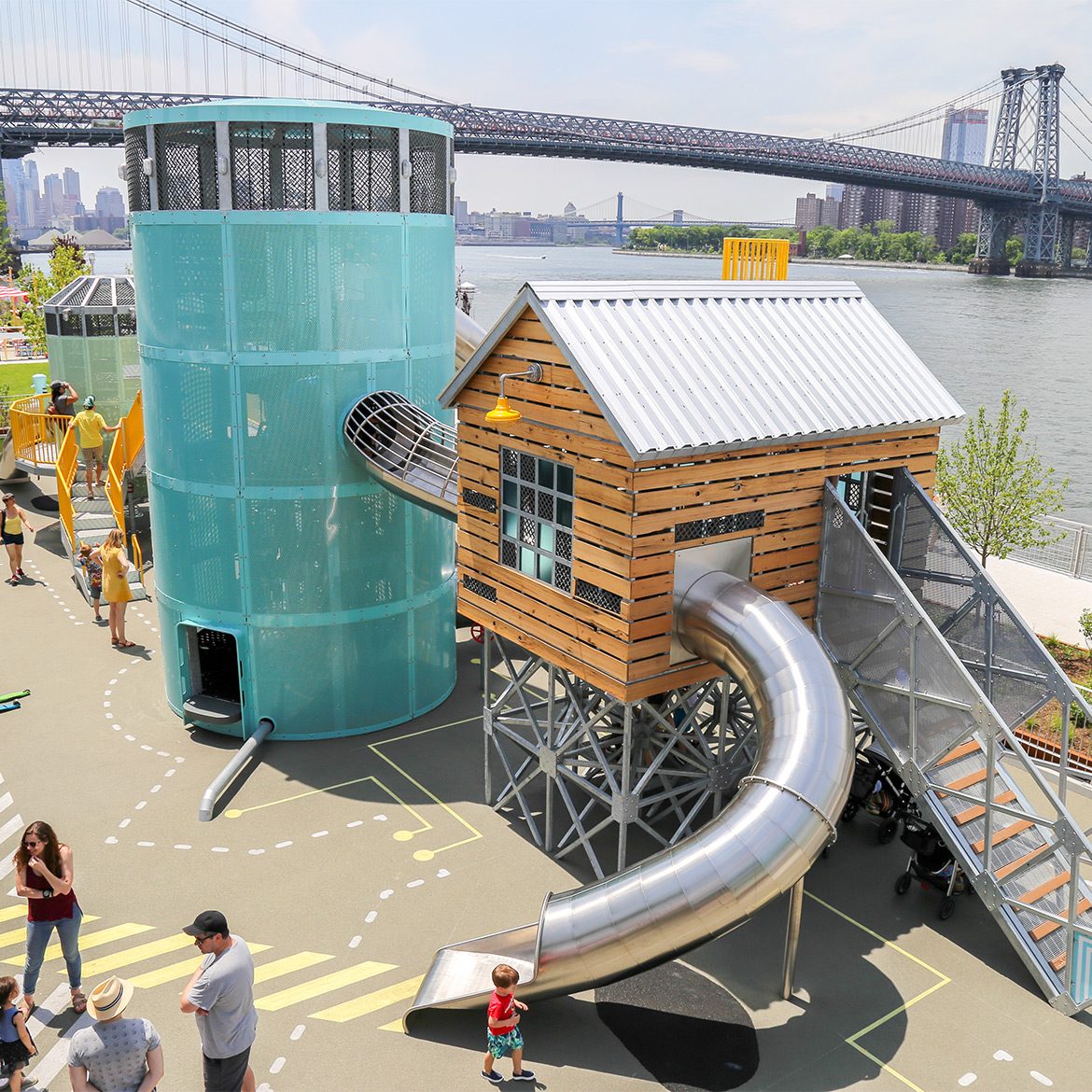Domino Park Playground in New York City by Mark Reigelman II Visuall