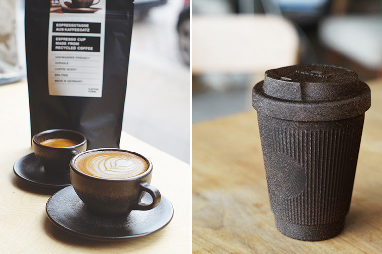 Tumbler (Mug) Made from Coffee Grounds