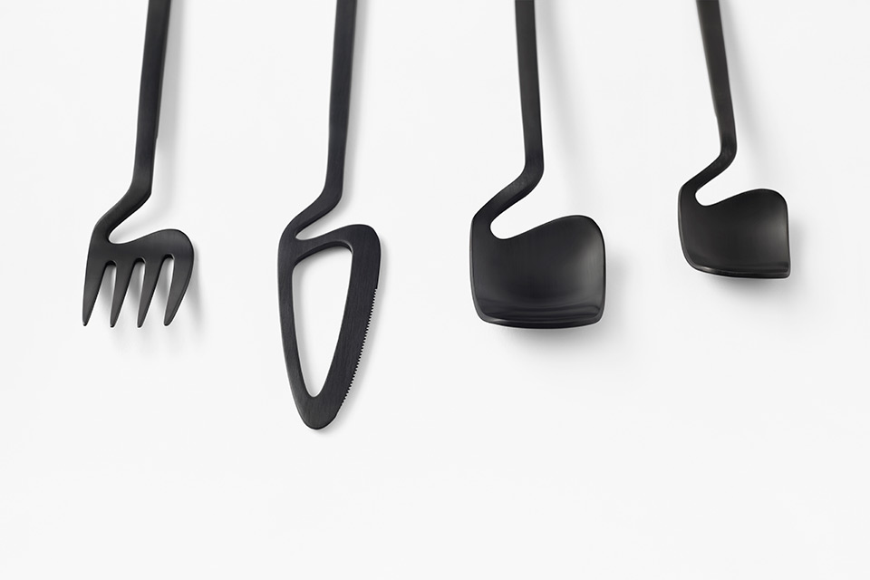 'Skeleton' Cutlery Collection by nendo for Valerie Objects