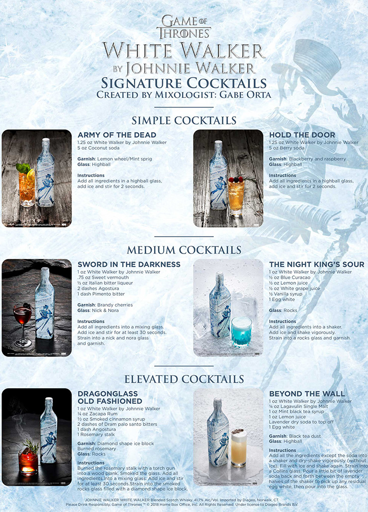 White Walker by Johnnie Walker – Game of Thrones-Inspired Limited-Edition Whisky Blend