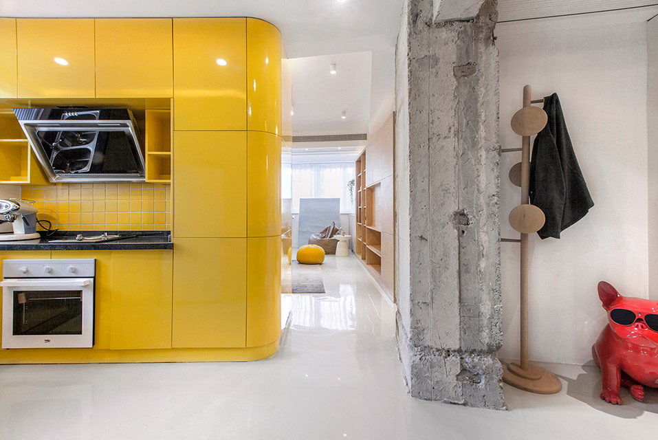 Compact Living:: 48 sqm Apartment with 'Function Boxes' in Shanghai by TOWOdesign