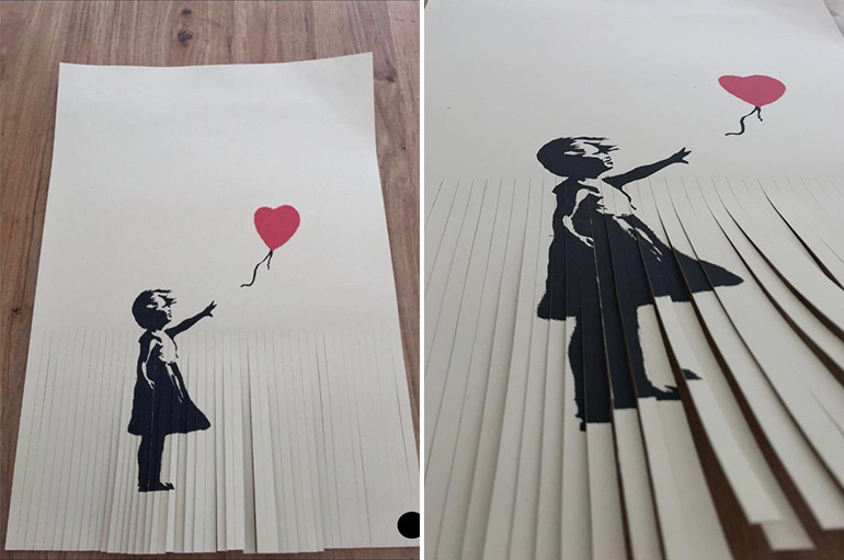 Banksy’s ‘Girl with Balloon’ Self-Destructed after Being Sold at Sotheby’s for $1.4 Million