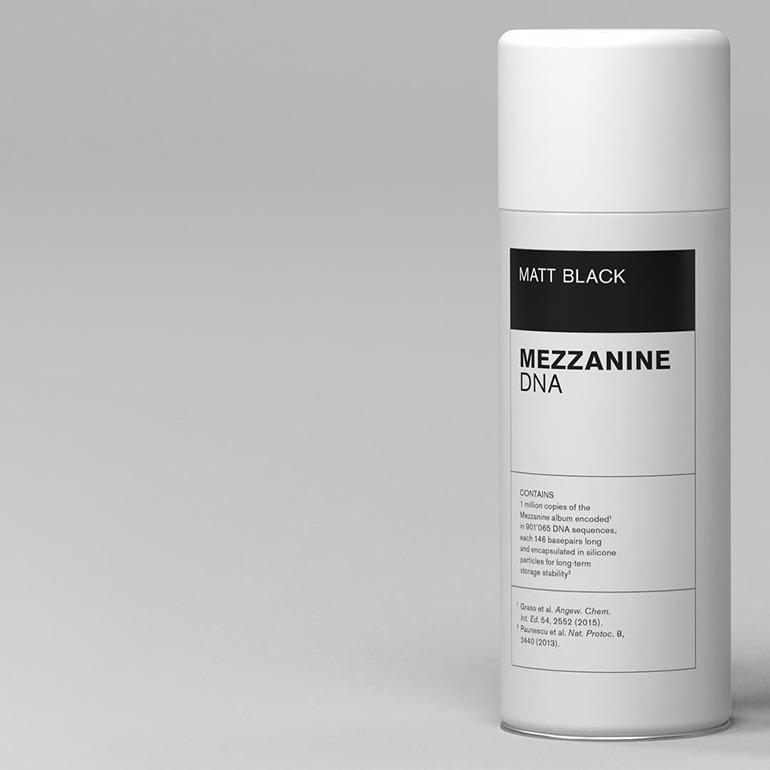 Massive Attack Reissues “Mezzanine” as DNA-Encoded Spray Paint