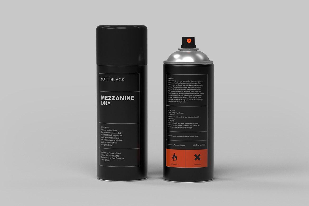 Massive Attack Reissues “Mezzanine” as DNA-Encoded Spray Paint