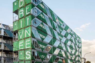 Multi-Storey Residential Building in Johannesburg Made from Shipping Containers by LOT-EK