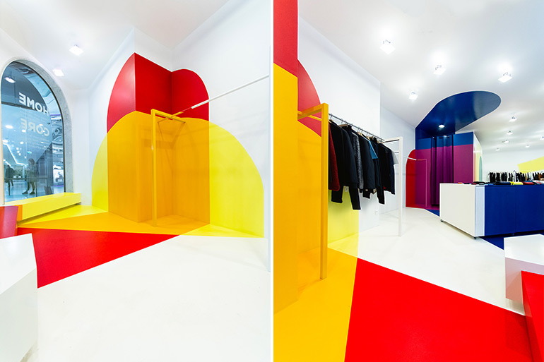 Studio Malka Architecture Designed Colorful Interior for HOMECORE Store in Paris