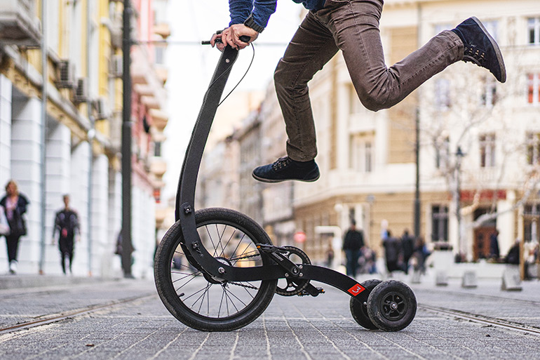 Kolelinia Introduces Third Version of Its Compact Urban Tricycle