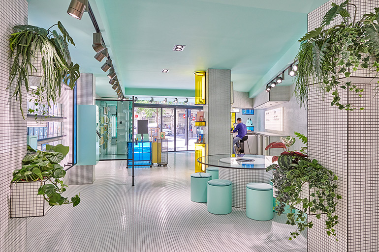 Masquespacio Designed Colorful Interior for RUBIO Concept Store in Valencia