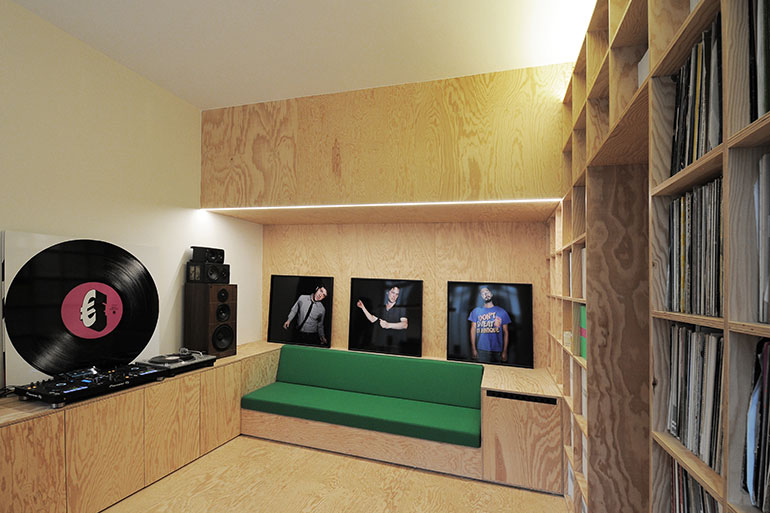 Fairfax Designed Retrofuturistic Recording Studio in Paris for Etienne de Crecy