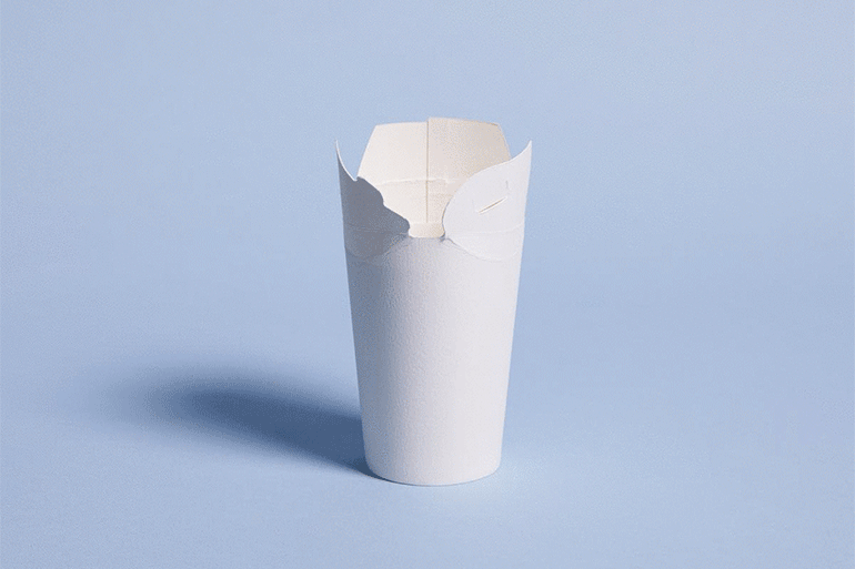 Unocap – Foldable Paper Coffee Cup That Replaces Plastic Lids