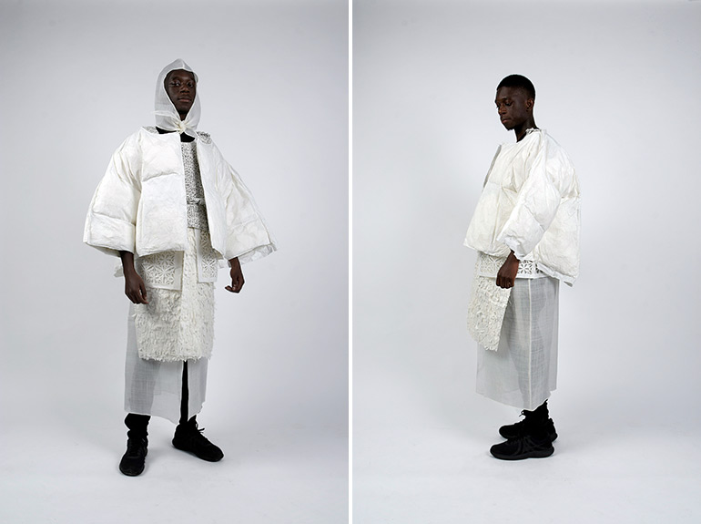 “Consumption of Heritage” Collection by Lee Sun Gives New Life to Paper Clothing