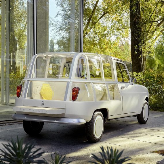 Mathieu Lehanneur Turned Iconic Renault 4L Into Open-Air Hotel Suite