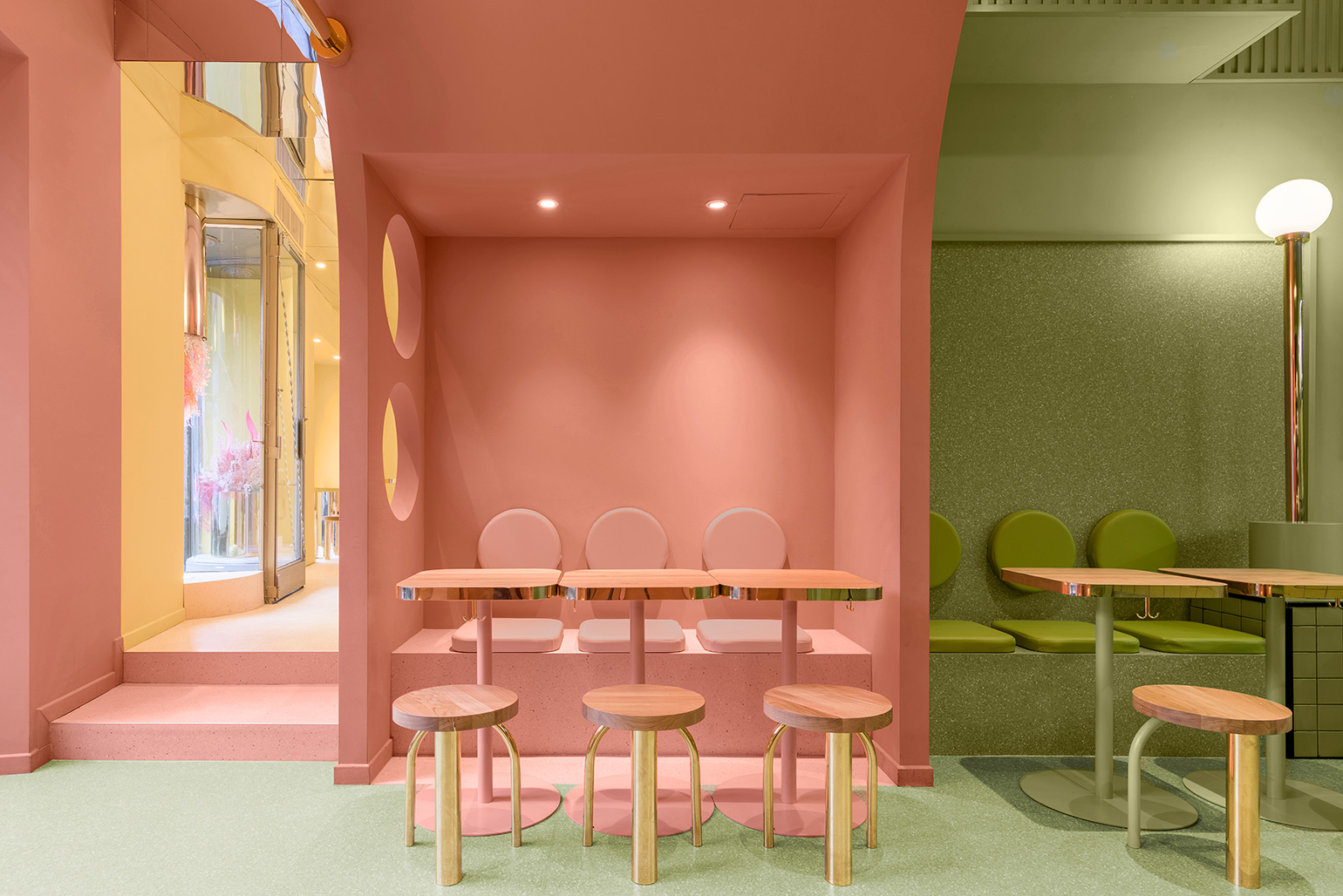 Masquespacio Designs New Restaurant in Milan for Bun Burgers